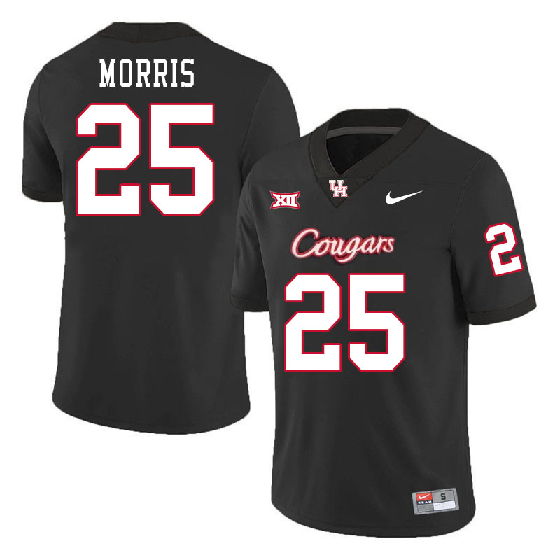 Jamal Morris Houston Jersey,Houston Cougars #25 Jamal Morris Jersey Youth College Uniforms-Black